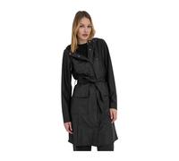 Rains Damen Regenjacke Curve Jacket W3 Schwarz Größe L