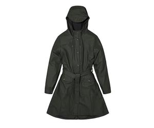 RAINS Damen Curve W wasserdichte Jacke, 03 Grün, S
