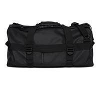 RAINS Duffel Bag Rucksack, Erwachsene, Unisex, 01 Black (Schwarz), Einheitsgröße