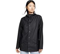 RAINS Herren Regenmantel, Jacket , Gr. Large (Herstellergröße: M/L), Schwarz - Schwarz