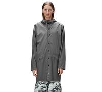 Rains Rains Unisex Long Jacket Grey Grey XS