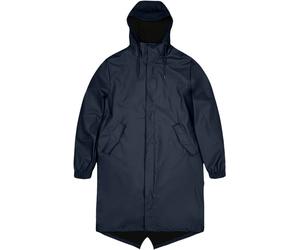 Rains - Lang wasserfeste und winddichte Jacke - Unisex - Fishtail Parka W3 - Fishtail Parka W3 Navy für Herren - Größe L - Navy blau Navy blau L