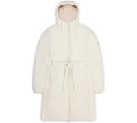 RAINS Lohja Long Insulated Curve Jacket W3t2 Dune Größe: M | Winterjacken Outlet | Damen