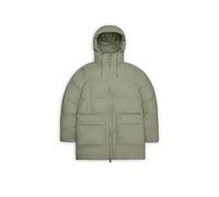 RAINS Parka ALTA LONG PUFFER CARGO J hellgrün | L