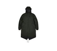RAINS Parka - Regenjacke grün | M