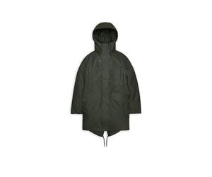 RAINS Regenjacke NOME LONG olive | L