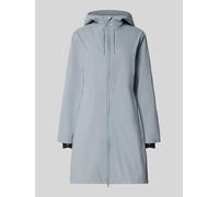 RAINS Regular Fit Mantel Daumenschlaufen Modell 'Suva' in Hellblau, Größe XL