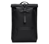 Rains Rolltop Rucksack schwarz, Kunstfaser, Unisex, 19L