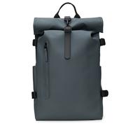Rains Large Rolltop Rucksack blaugrau, Polyester, Unisex, 23L