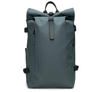 Rains - Rolltop Rucksack Large W3 23 - Daypack blau (Dark Grey)