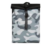 RAINS Rolltop Rucksack Mesh Mini Camo