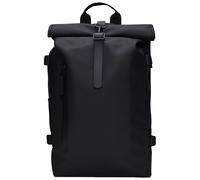 Rains - Rucksack 23L - Rolltop Rucksack Large W3 Black - schwarz schwarz one size