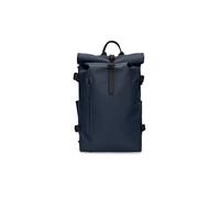 RAINS Rucksack Rolltop Large blau