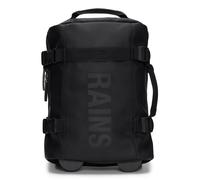 Rains Kabinentasche Texel Cabin Bag Mini W3 – 2‑Rollen, Kunstfaser, 31 x 45 x 20 cm, Schwarz