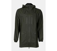 RAINS Unisex Cargo Long Jacket W3 Green Größe: S | Leichte Jacken Outlet | Unisex | Grün