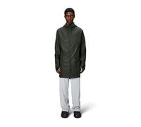 RAINS Unisex Erwachsene Regenjacke Long Jacket W3 Gruen L