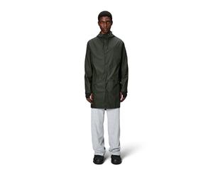 RAINS Unisex Erwachsene Regenjacke Long Jacket W3 Gruen L