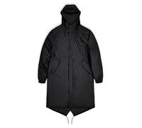 RAINS Unisex Fishtail Parka, 01 Schwarz, S