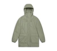 RAINS Unisex Lohja Long Insulated Cargo Jacket W3t2 Drift Größe: L | Trench Coats Outlet | Unisex