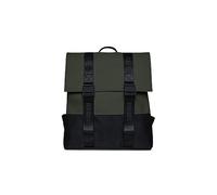 RAINS Unisex Rucksack aus 100% Polyester, PU-beschichtet, Modell Trail MSN Bag W3, Maße: 39 x 36 x 15 cm, Fassungsvermögen 21 Liter, gepolsterte Innentasche für 16-Zoll-Laptop, Schutz.
