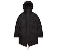 Rains - Wärmender und wasserfester Parka - Unisex - Nome Long Parka W3T3 - Nome Long Parka W3T3 Black für Herren - Größe L - schwarz schwarz L