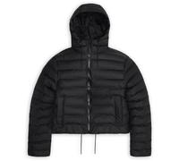 Rains - Wasserabweisende Isolationsjacke - W Lohja Short Puffer Jacket Black für Damen - Größe M - schwarz schwarz M