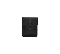 RAINS Wasserdichter Mikro-Rucksack für Damen und Herren - kleiner Rucksack für 11-Zoll-Geräte, schwarz, Micro, modern, Schwarz, Micro