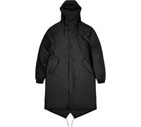 RAINS Unisex Fishtail Parka, 01 Schwarz, M