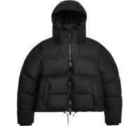 Rains Women's Alta Short Puffer Jacket Black S