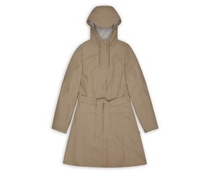 Rains - Women's Curve Long Jacket W3 - Regenjacke, Gr. XL, beige (Beige)