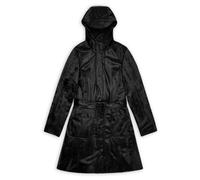 Rains - Women's Curve Long Jacket W3 - Regenjacke, Gr. XS, schwarz (Coal)