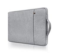 RAINYEAR 11 Zoll Laptop Hülle Laptoptasche Kompatibel mit 11" MacBook Air 11,6" Chromebook Notebook Tablet, Polyester Wasserdicht Schutzhülle Handtasche mit Griff und Front Tasche Notebooktasche,Grau