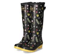 Rajn Damen Stiefel in schwarz-Kombi - Gr. 38