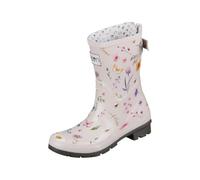 Rajn Damen Stiefel in Weiss-Kombi - Gr. 38