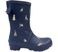 Rajn Gummistiefel, Dog Mid-Boot, Navy, Naturkautschuk UZW056, Größe 41