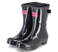 Rajn Gummistiefel, Mid-Boot, Glossy Black, Naturkautschuk UZW210 schwarz Gr. 37