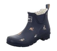 Rajn Dog Low UZW045 Damen Gummistiefelette mit Hundemotiv, Dunkelblau (Blue), Gr. 40