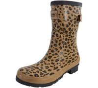 Rajn - Leopard Mid - Damen Gummistiefel mit Leopardenmuster - Beige/Braun (Be..., Gr. 40