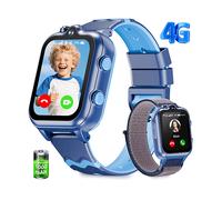 RALIO D35 Kinder Smartwatch ABS Silikon, 200 mm, Rosa/Schwarz/Blau