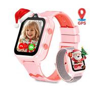 RALIO D35 Kinder Smartwatch ABS Silikon, 200 mm, Rosa/Schwarz/Blau