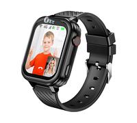 RALIO D39 Kinder Smartwatch Silikon, 240 mm, Rosa/Blau/Schwarz