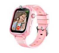 RALIO D39 Kinder Smartwatch Silikon, 240 mm, Rosa/Blau/Schwarz/Grau