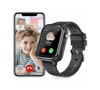 RALIO D39 Kinder Smartwatch Silikon, 240 mm, Rosa/Blau/Schwarz/Grau