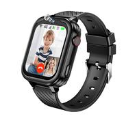 RALIO D39 Kinder Smartwatch Silikon & Nylon, 240 mm, Schwarz Kinderuhr mit GPS, 4G-HD-Videoanrufe und 4G-Anrufe, Weihnachtsgeschenk Neujahrsgeschenke für