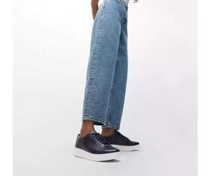 RALLY Sneaker aus Leder Mitternachtsblau Blau - Gr. - 39