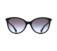 Ralph by Ralph Lauren RA5339U 50018G glänzende schwarze Sonnenbrille mit grauem Farbverlauf Einheitsgröße