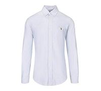 Polo Ralph Lauren Slim Fit Freizeithemd aus reiner Baumwolle Modell 'OXFORD' in Hellblau, Größe S