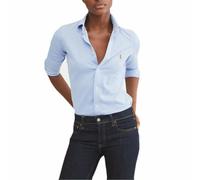 Ralph Lauren Langarmblusen Knit Oxford-LSL-KNT, Harbor Island BLU XS