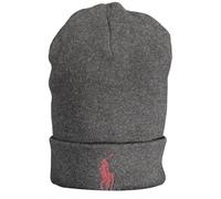 Ralph Lauren Mütze Beanie Classic Hat Baumwolle One Size Grau