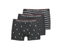 Ralph Lauren Classic Stretch Boxershorts schwarz weiß rot (3 Stück) - XXL